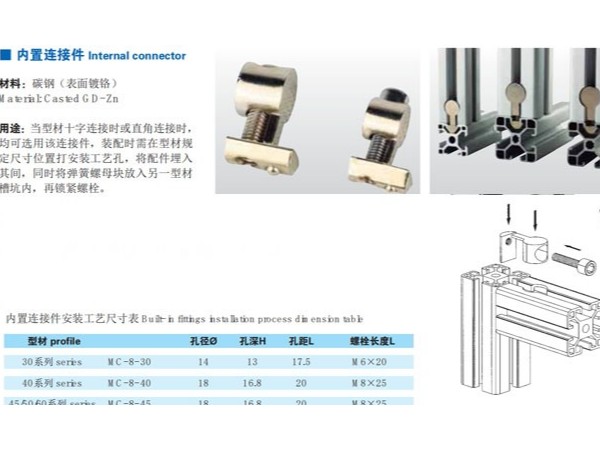 工業(yè)鋁型材的連接方式有哪些？